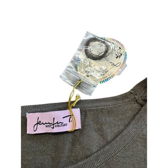 NWT! "JENNIFER T. KNIT COUTURE" 3/4 Sleeve SZ 2X Runs Small Grandma Core Sweater - Picture 6 of 11